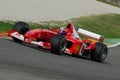 MUGELLO, IT, November, 2007: unknown run with Modern Ferrari F1 during Finali Mondiali Ferrari 2007 into the mugello circuit in it