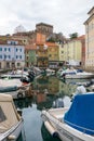 The small port of Muggia, Italy