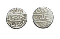 Mughal Emperor Aurangzeb Alamgir Silver One Rupee Coin of Golkonda