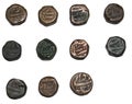 Mughal Emperor Jahangir Copper Coins Reverse