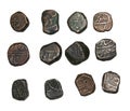 Mughal Emperor Mohammed Shah Copper Coins