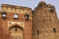 Mughal fort of Purana Qila in Delhi India