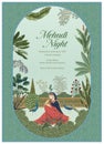 Traditional Indian Mughal Wedding Card Design