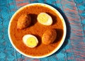 Mughlai egg curry Royalty Free Stock Photo