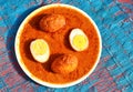 Mughlai egg curry Royalty Free Stock Photo