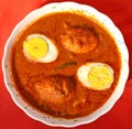 Mughlai egg curry Royalty Free Stock Photo