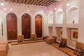 MUHARRAQ, BAHRAIN - MARCH 14, 2017: Interior of Nuzul Guest House in Muharraq, Bahra