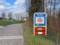 City entrance sign of Muiden - the Netherlands