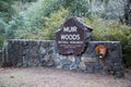 Muir Woods National Park Service Sign