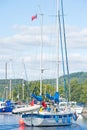 Muirtown Marina Inverness. Royalty Free Stock Photo