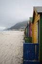 Muizenberg beach in South Africa Royalty Free Stock Photo