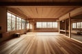 Muji design, an empty wooden room, and interior cleaning of a Japanese room.
