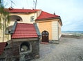 Mukachevo castle view (Ukraine) Royalty Free Stock Photo