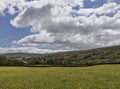 Muker meadows big sky Royalty Free Stock Photo