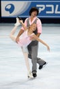 MUKHORTOVA / TRANKOV (RUS) free skate Royalty Free Stock Photo