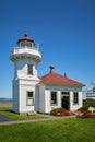 Mukilteo Lighthouse Washington State USA vertical Royalty Free Stock Photo