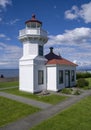 Mukilteo city and lighthouse in Washington state Royalty Free Stock Photo