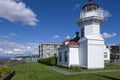 Mukilteo city and lighthouse in Washington state Royalty Free Stock Photo