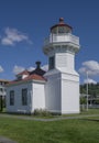 Mukilteo city and lighthouse in Washington state Royalty Free Stock Photo