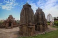 Landscape view of 11th Century AD Mukteshvara Temple Architecture. temples of India