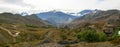 Muktinath landscape panorama after rain, Nepal Royalty Free Stock Photo