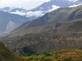 Muktinath landscape after rain, Nepal Royalty Free Stock Photo