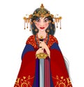 Mulan character cartoon Royalty Free Stock Photo