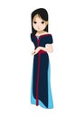 Mulan fairy character anime beautiful girl