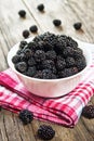 Mulberry berries in a bowl