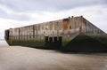 Mulberry Harbour at Arromanches, France Royalty Free Stock Photo