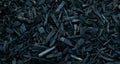 Mulch Black Decorative Bark Royalty Free Stock Photo