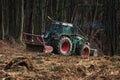 Mulcher deforestation Royalty Free Stock Photo