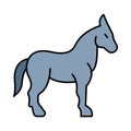 Mules Vector icon which can easily modify or edit