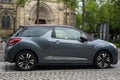 Profile view of citroen DS3 parked in the street Royalty Free Stock Photo