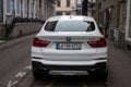 rear view of BMW X4 parked in the street
