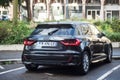 rear view of back audi A1 parked in the street