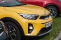 Kia X ceed crossover front view  in retailer showroom Royalty Free Stock Photo