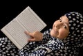 Mulim Girl Reading Quran