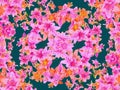 Mulitcolored Floral Pattern Royalty Free Stock Photo