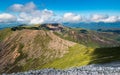 Mullach nan Coirean, Mamores ridge in Scottish Highlands. Royalty Free Stock Photo