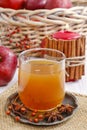 Mulled wine - a beverage made with red wine Royalty Free Stock Photo