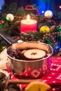 Mulled wine, festive dring for cold winter days