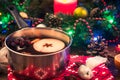 Mulled wine, festive dring for cold winter days