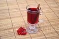 Mulled wine glass