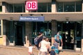 Family entering Mullheim train station