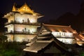 Mulong Lake Buildings, Guilin, China Royalty Free Stock Photo