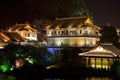 Mulong Lake Buildings, Guilin, China Royalty Free Stock Photo
