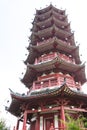 Mulong Lake Pagoda, Guilin, China Royalty Free Stock Photo