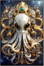 multi-armed octopus, unique design