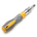 Multi-bit screwdriver with comfortable grip Royalty Free Stock Photo